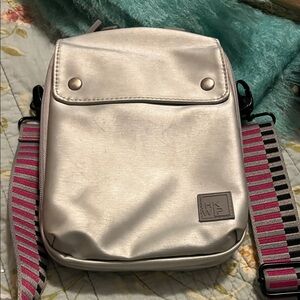 IHKWIP Crossbody Bag with Pink Striped Strap